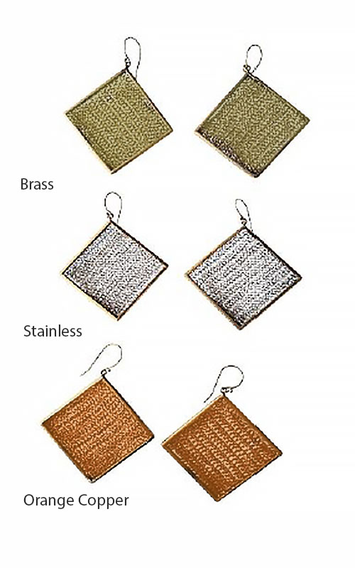 Framed Square Earring product photo.