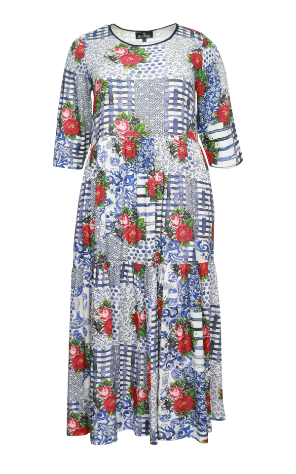 French Blue Dress Zebrano Designer Clothing NZ