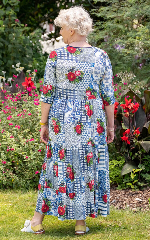 French Blue Dress Zebrano Designer Clothing NZ