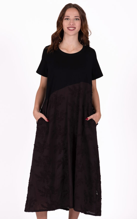 Brinley Dress 3D Embroidery product photo.
