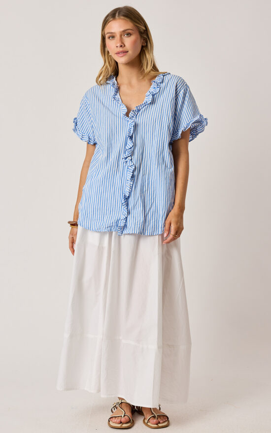 Siesta Top Stripe product photo.