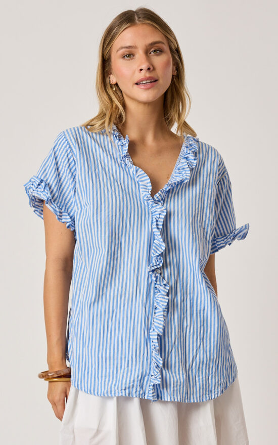 Siesta Top Stripe product photo.