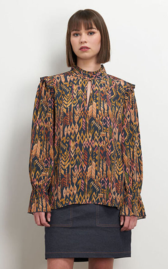 Shes A Keeper Blouse product photo.