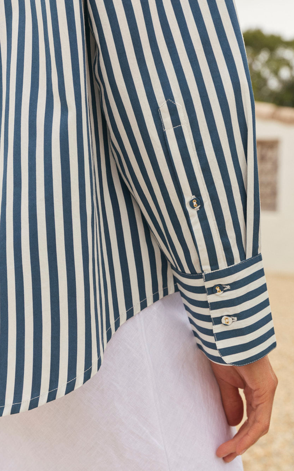 Oversized Boyfriend Shirt product photo.