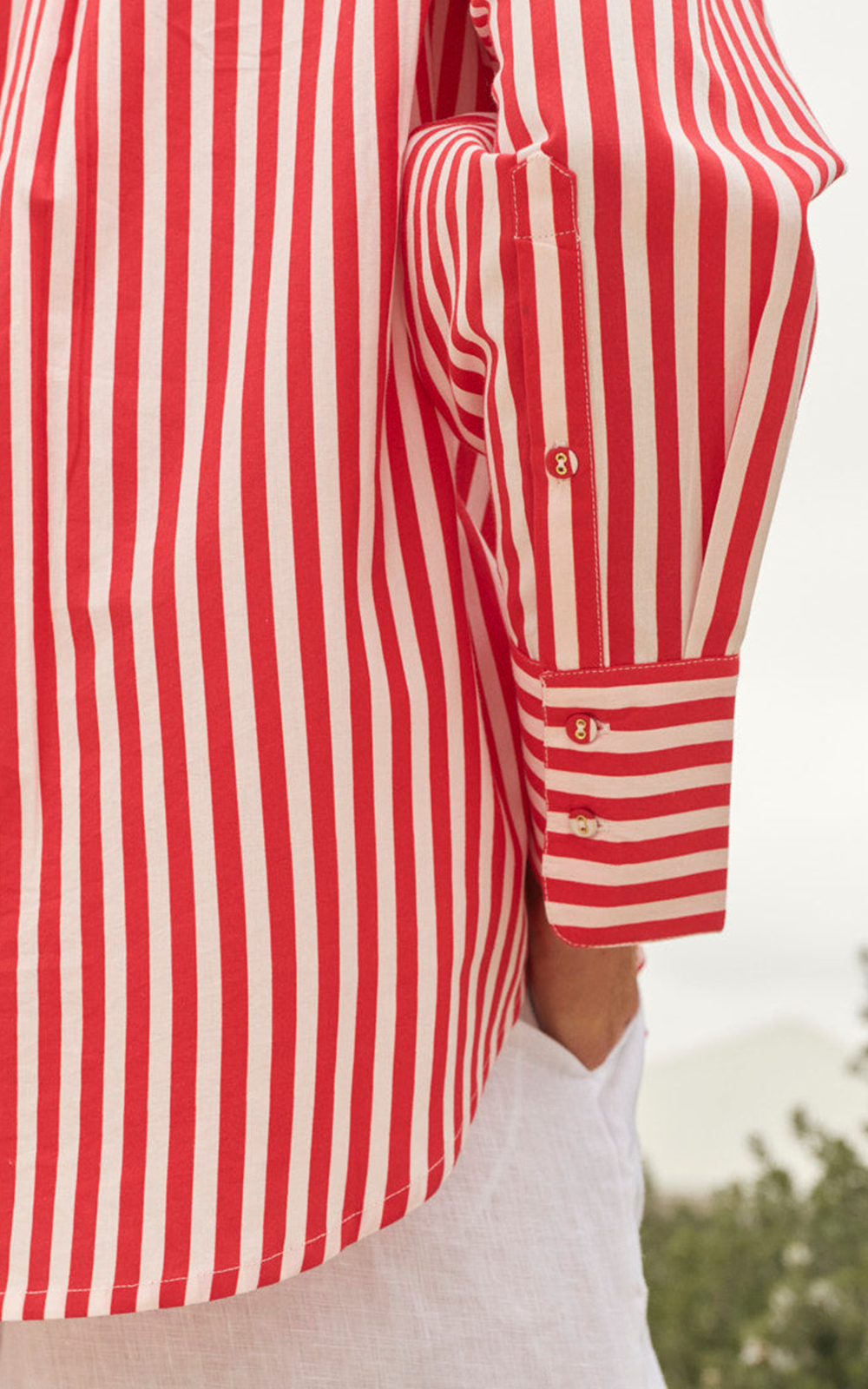 Oversized Boyfriend Shirt product photo.