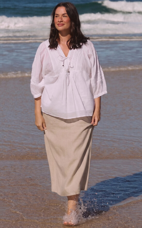 Cairo Boho Top product photo.