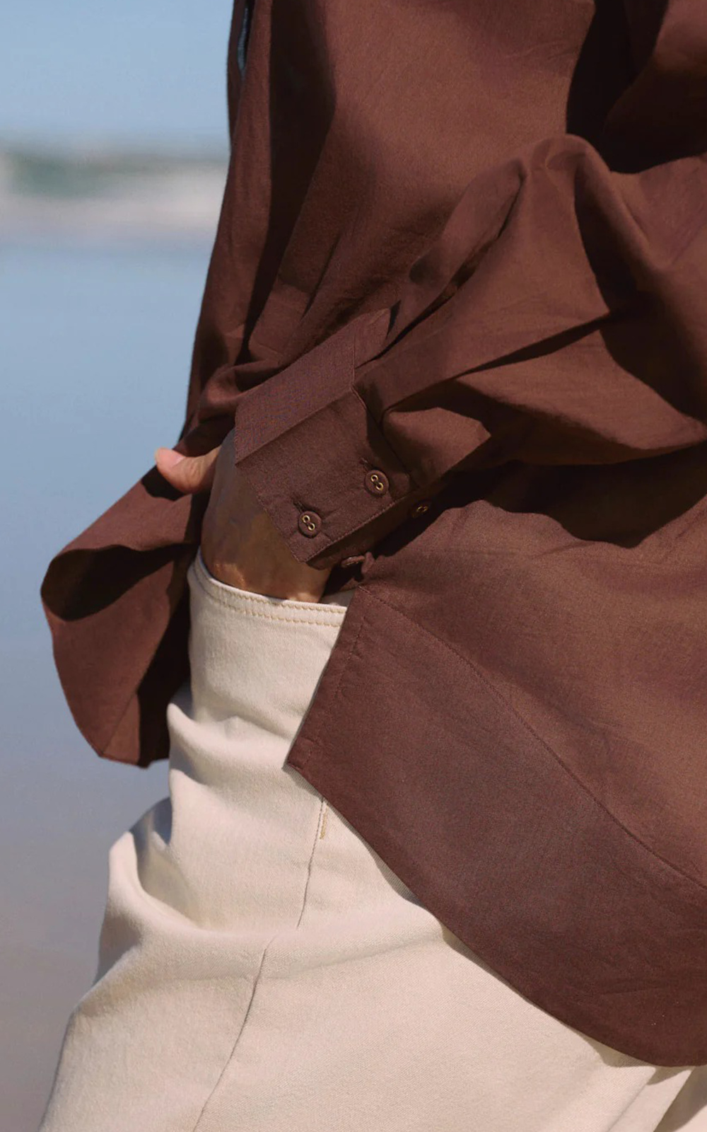Raya Boxy Shirt product photo.