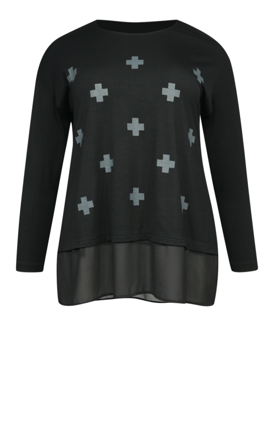 Cross Top Merino product photo.