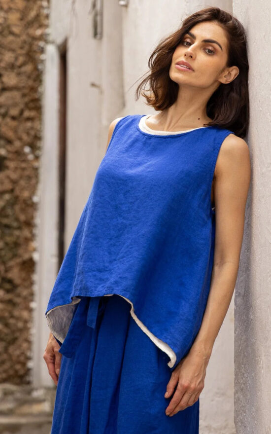 Taji Top Linen product photo.
