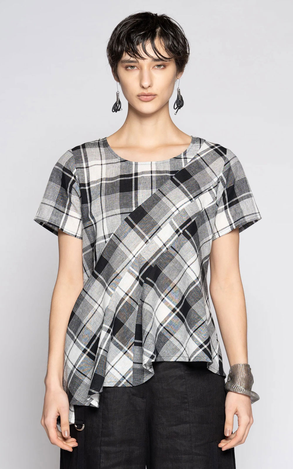 Arya Top Check product photo.