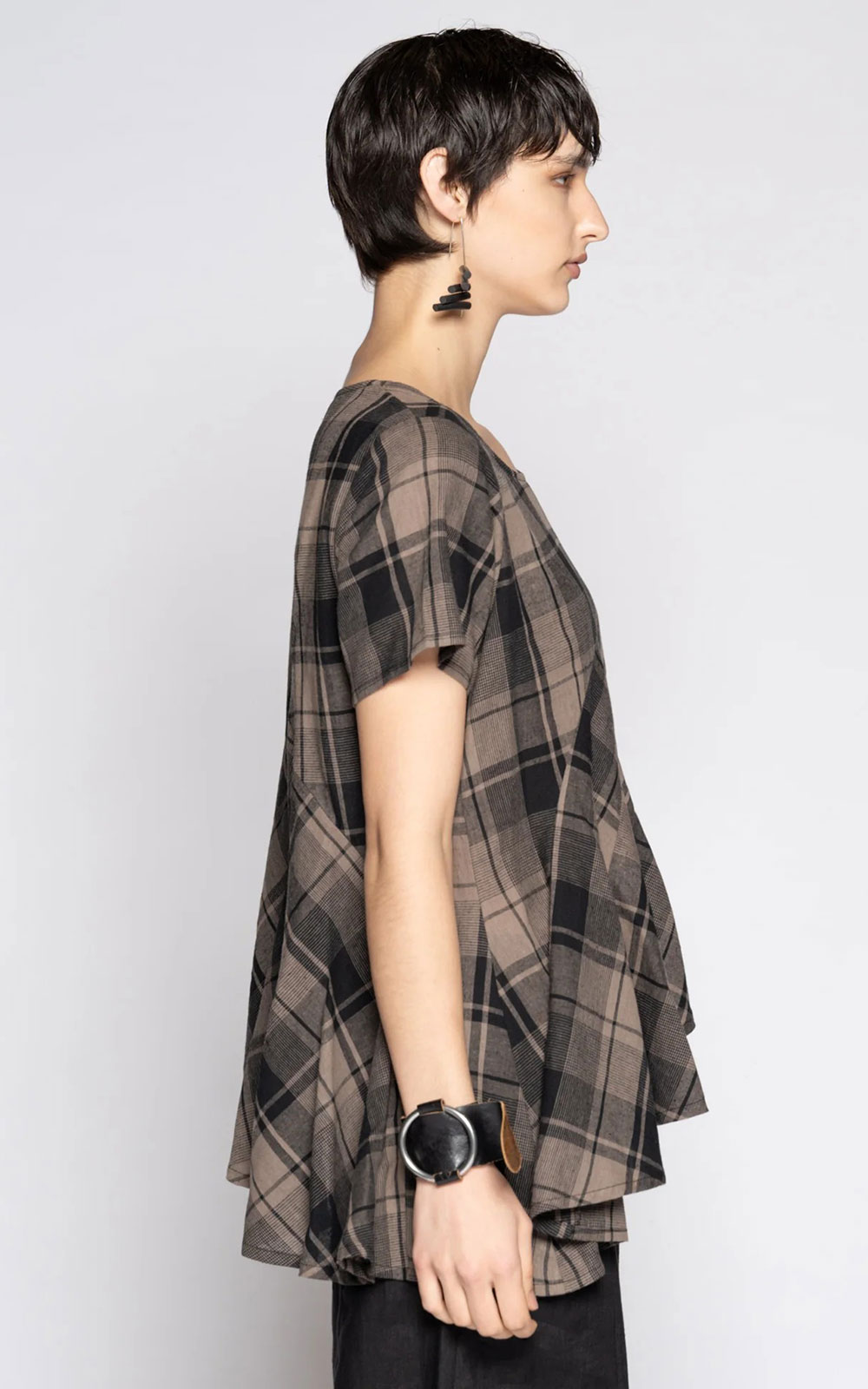 Ayra Top Check product photo.