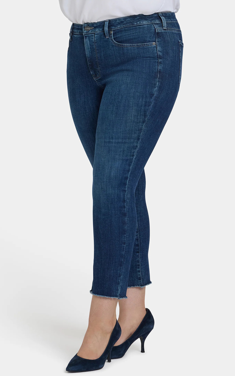 Womens Sheri Slim Ankle Frayed Hems product photo.