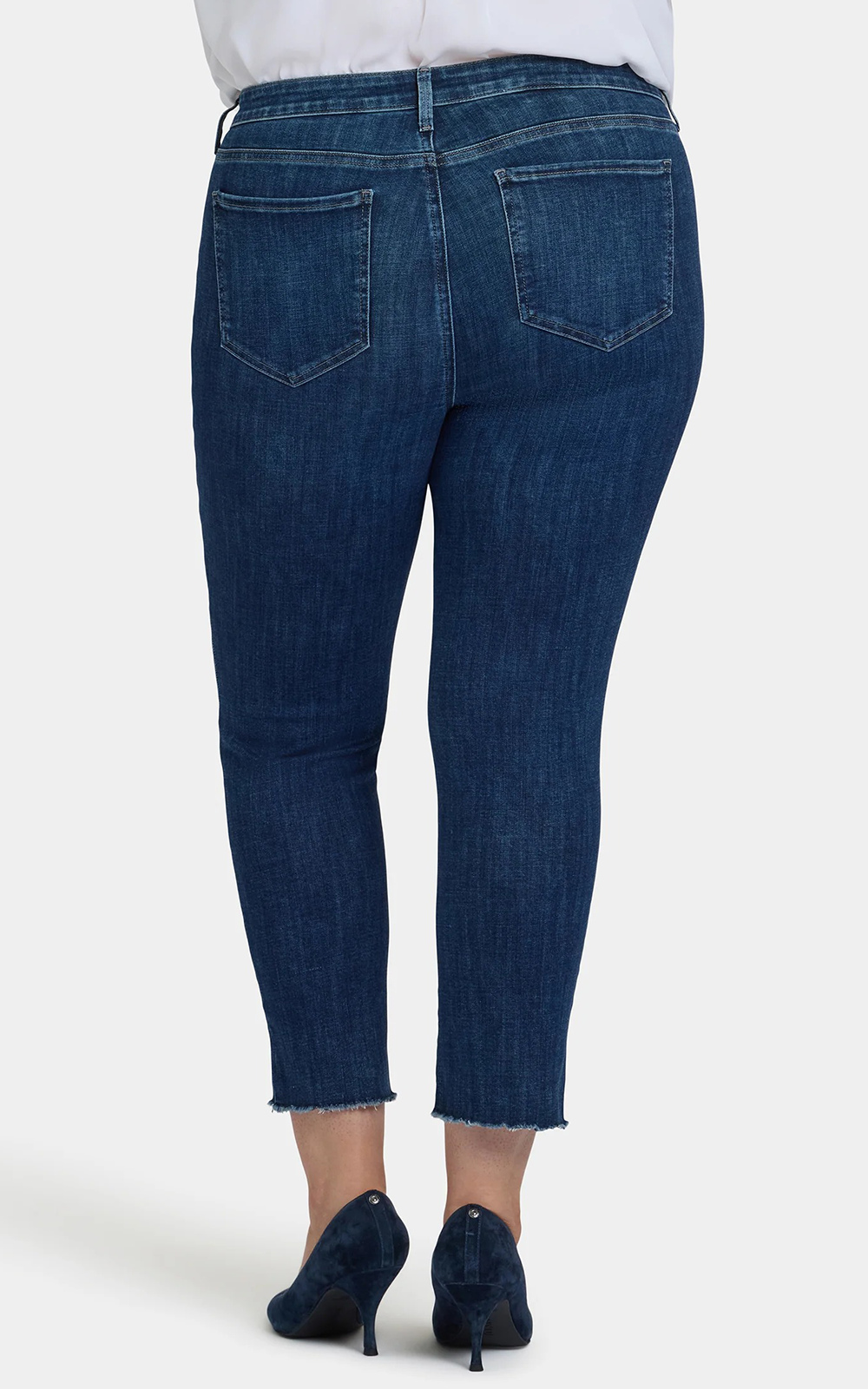 Womens Sheri Slim Ankle Frayed Hems product photo.