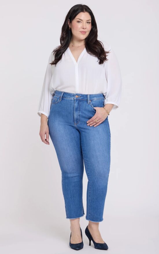 Womens Billie Mini Boot Ankle Hi-rise Jean product photo.