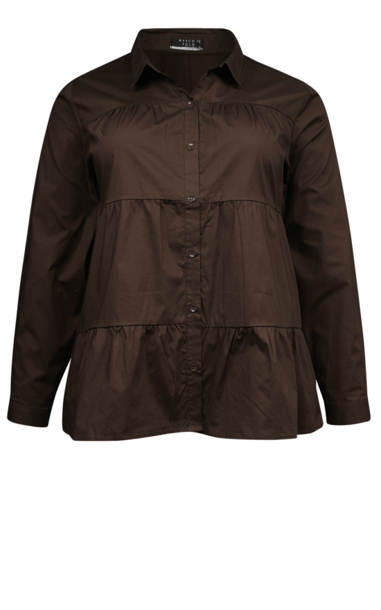 L/S Tiered Shirt product photo.