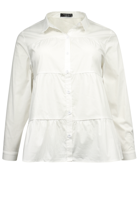 L/S Tiered Shirt product photo.