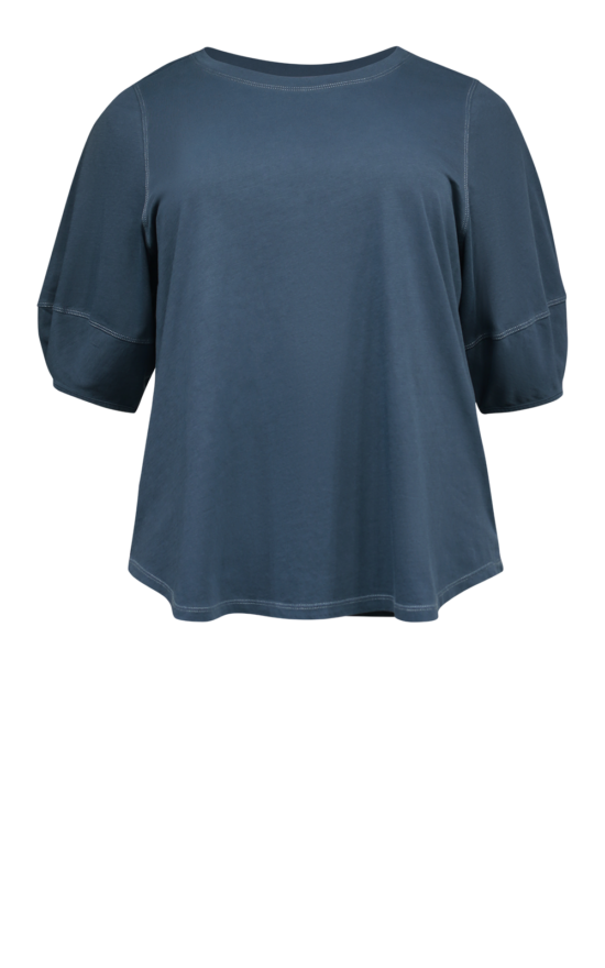Lantern Sleeve Pigment Tee product photo.