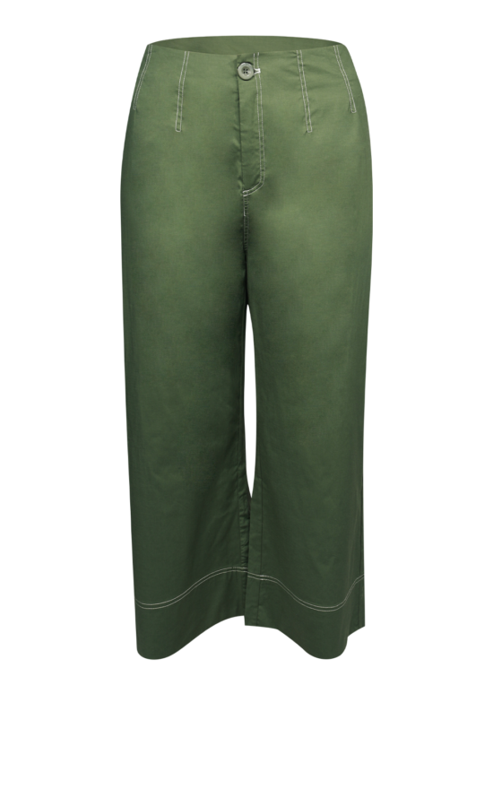 3/4 Wide Leg Pant product photo.