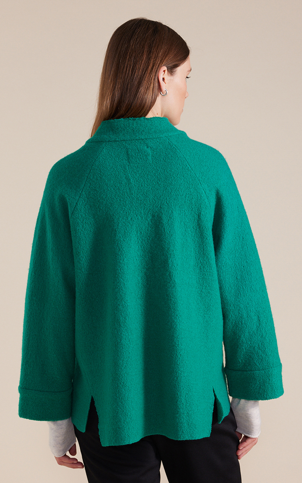 L/S Boiled Wool Jacket – Zebrano | Designer Clothing NZ