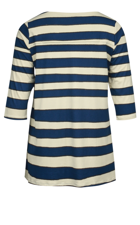 Stripes Swing Tee W Roses product photo.