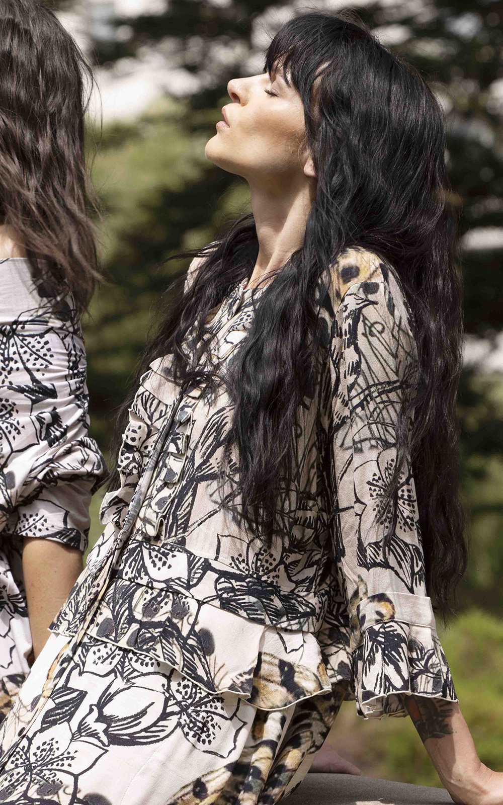 Rosencrantz Frill Dress product photo.