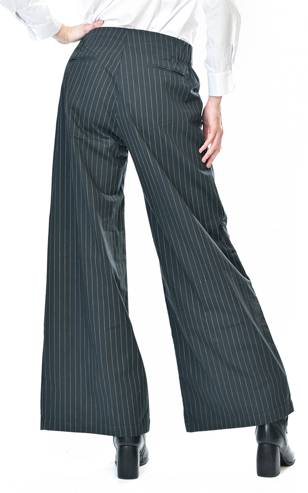 Pinstripe Zurich Pant – Zebrano | Designer Clothing NZ