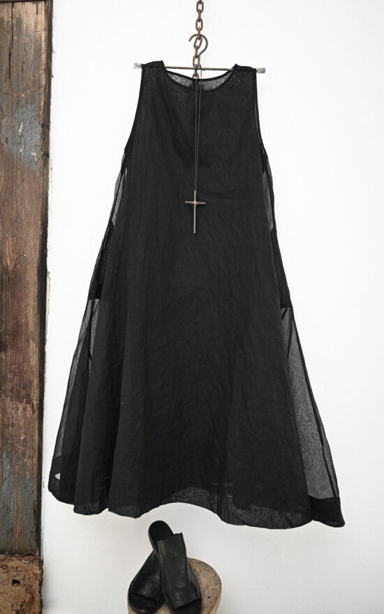 Zahra Dress Lined Cotton Organdy product photo.