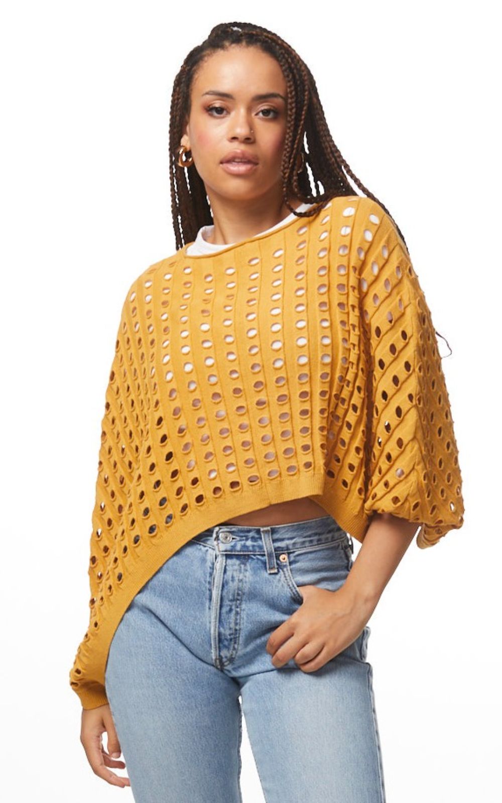 Open Knit Shrug Zebrano Designer Clothing NZ