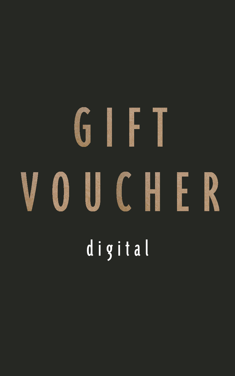 Zebrano digital gift voucher.